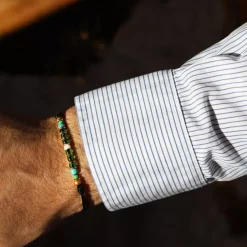 Hot Michaël Vessière Bracelet Acapulco Verre De Murano Sur Cordon