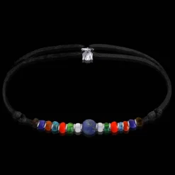 New Michaël Vessière Bracelet Arlequin Lapis-Lazuli