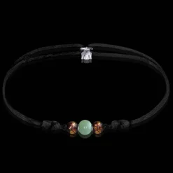 Sale Michaël Vessière Bracelet Aventurine + Verre Made In France