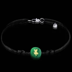 Best Michaël Vessière Bracelet Chardon Lorrain Vert Sur Cordon