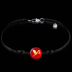 Online Michaël Vessière Bracelet Cigogne D'Alsace Sur Cordon