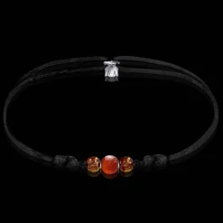 Best Michaël Vessière Bracelet Cornaline + Verre Made In France