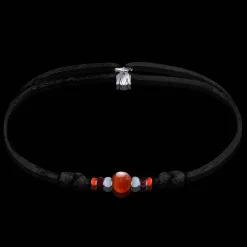 Best Michaël Vessière Bracelet Cornaline + Verre De Murano