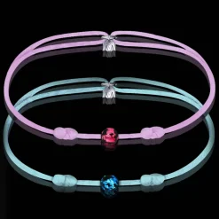 Sale Michaël Vessière Bracelet Duo D'Amoureux - La Petite Fille Et Le Petit Garcon