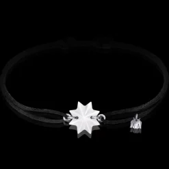 Online Michaël Vessière Bracelet Etoile De Sion Sur Cordon