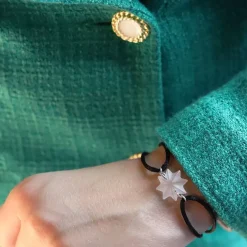 Online Michaël Vessière Bracelet Etoile De Sion Sur Cordon