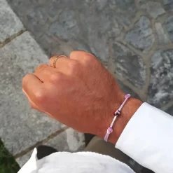 Best Michaël Vessière Bracelet "La Petite Fille" Sur Cordon