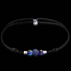 Hot Michaël Vessière Bracelet Lapis-Lazuli Coachella Verre De Murano