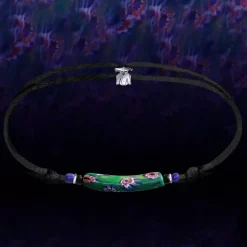 Michaël Vessière Bracelet Millefiori - Le Tribal (7 Ex) Sur Cordon