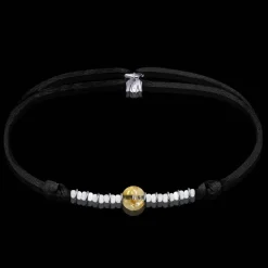 Sale Michaël Vessière Bracelet Pierre Citrine Immacule Sur Cordon