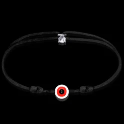 Clearance Michaël Vessière Bracelet Porte-Bonheur Evil-Eye Sur Cordon