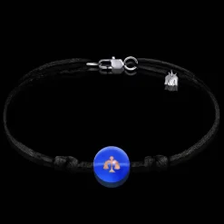 Sale Michaël Vessière Bracelet Signe Astrologique Balance Sur Cordon