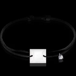 Discount Michaël Vessière Bracelet Square Art Deco Sur Cordon