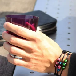 Online Michaël Vessière Bracelet Tresor D'Argent - Rose&Bleu