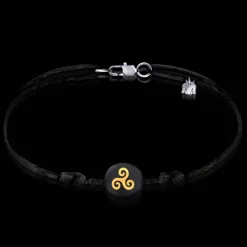 Discount Michaël Vessière Bracelet Triskell Breton Sur Cordon