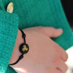 Discount Michaël Vessière Bracelet Triskell Breton Sur Cordon