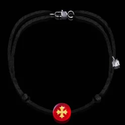 Best Michaël Vessière Collier Croix Occitane Sur Cordon